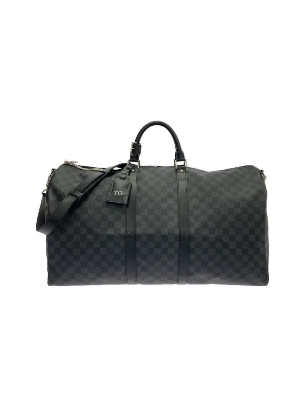 Louis Vuitton Damier Graphite Keepall Bandouliere 55 Boston